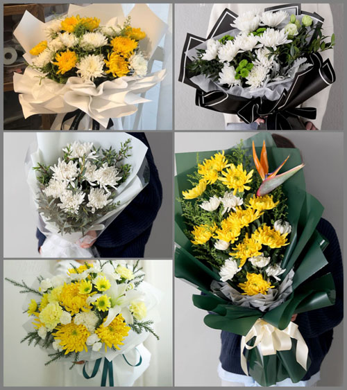 贵州贵阳花溪区党武乡思丫村白事花束代送